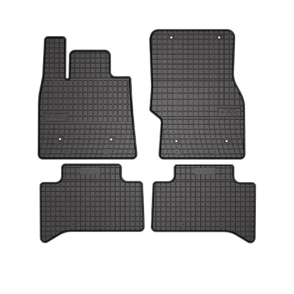 2017-2024 Alfa Romeo Stelvio Floor Mats Liners Full Set All Weather Rubber Black For Cheap