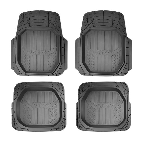 2017-2024 VW T-Roc Heavy Duty Trim to fit Floor Mats Liner Black All Weather 4Pcs Online