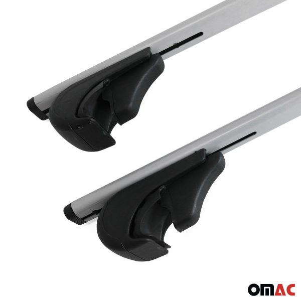 2000-2007 Ford Focus Wagon Roof Rack Cross Bars Silver on Sale - Image 5