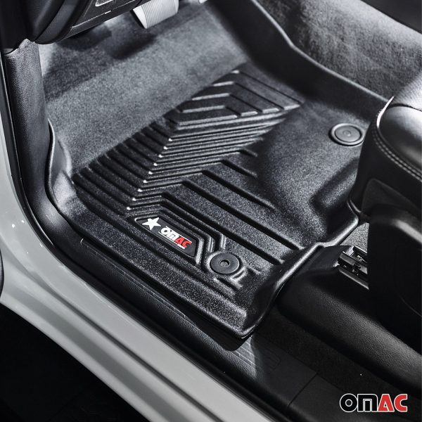 2016-2022 Mercedes GLC Class X253 C253 Premium Floor Mats Liners First Row Front Black Fashion - Image 3