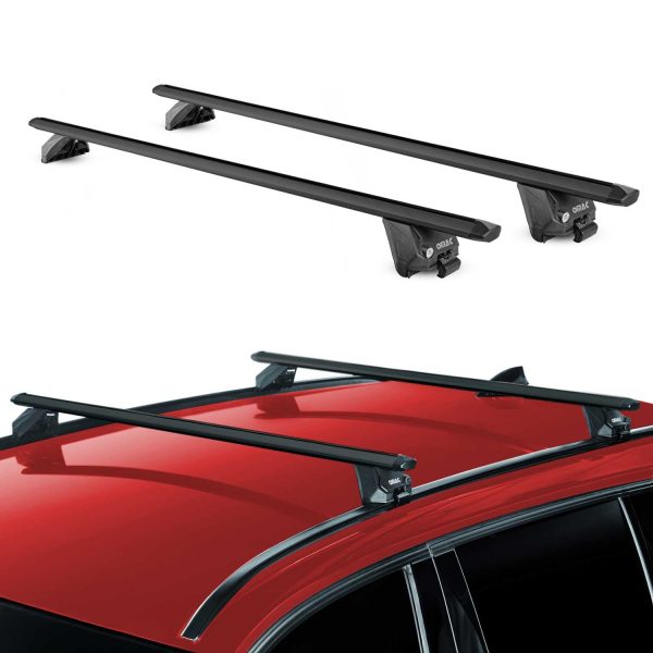 2020-2023 Kia Soul EV Roof Rack Cross Bars Black Luggage Carrier 2 Pcs Online Sale