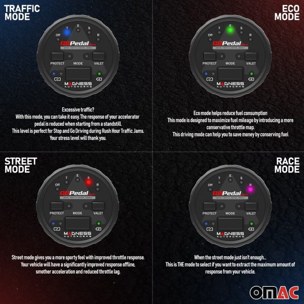 2019-2023 Ford Ranger MADNESS GOPedal Plus Throttle Response Controller Discount - Image 3