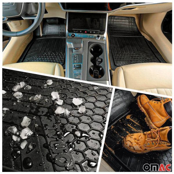 2021-2025 BMW 4 Series G22 G26 Semi-Custom fit Floor Mats & Cargo Liner Black Online Hot Sale - Image 2