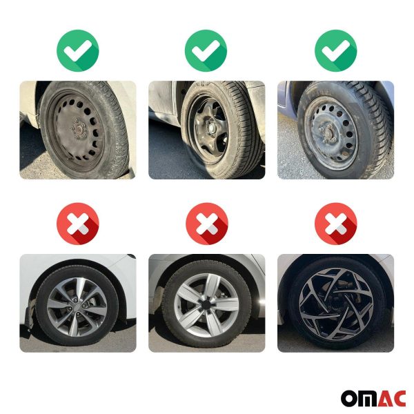 Sicilia Hub Caps Wheel Cover 15  Grey Carbon Full Set 4 pcs. Online Hot Sale - Image 4