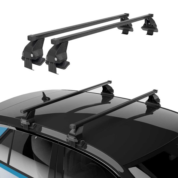 2016-2021 Honda Civic Roof Rack Cross Bars Black Hot on Sale