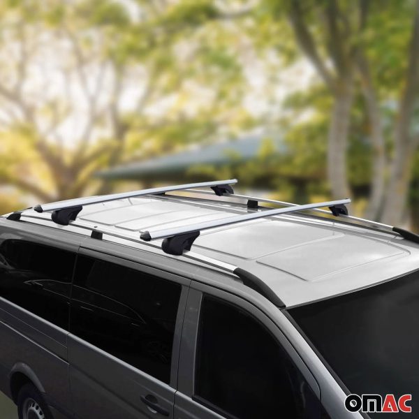 2003-2010 Porsche Cayenne Roof Racks & Roof Rack Rails Silver on Sale - Image 2