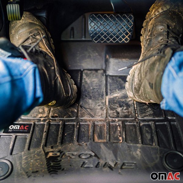 2012-2019 Isuzu D-Max Premium Floor Mats Liners Full Set All Weather Heavy Duty For Cheap - Image 5
