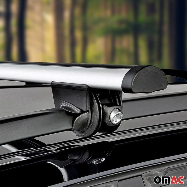 2007-2019 Citroen C-Crosser Roof Rack Cross Bars Silver For Cheap - Image 2