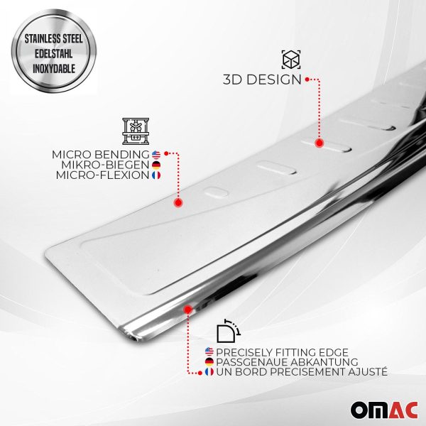 2013-2016 Mazda CX-5 Rear Bumper Guard Stainless Steel Glossy For Cheap - Image 5