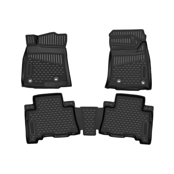 2014-2023 Lexus GX J150 Floor Mats Liners Full Set All Weather Black Online Hot Sale