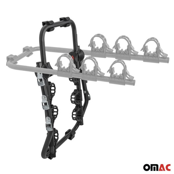 1992-1999 BMW 3 Series E36 Bike Racks 3 Bike Carrier Hitch Mount Steel Black Online Sale - Image 5