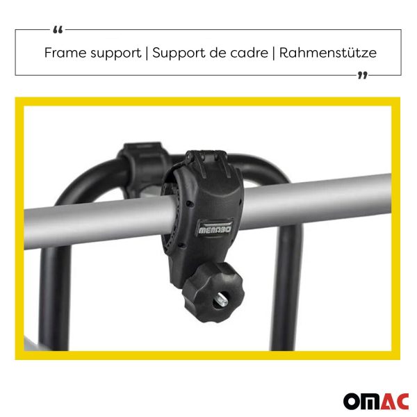 2001-2010 Chrysler PT Cruiser Alu 2 Bike Rack Carrier Trunk Bike Rack Black Gray on Sale - Image 5