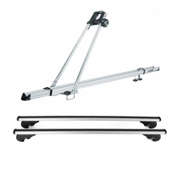 2007-2013 BMW X5 E70 Bike Rack Carrier Roof Racks Set Alu Silver 3Pcs Fashion